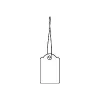 Kainų etiketės su virvele HERMA 6932 15x24 mm, baltos, 1000 vnt.