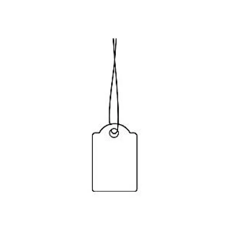 Kainų etiketės su virvele HERMA 6932 15x24 mm, baltos, 1000 vnt.