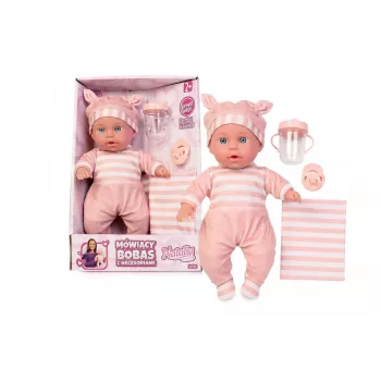 Kūdikio lėlė Artyk Natalia, 30 cm, minkštu kūnu, skirta ikimokykliniams žaidimams