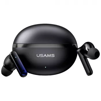 Belaidės ausinės Usams TWS E02 ANC+ENC juodos