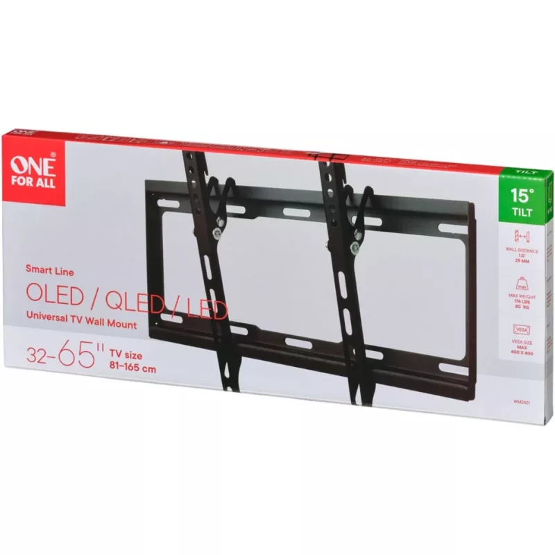 Universal One For All Smart WM 2421 – laikiklis LCD televizoriui – ekrano dydis: 81–140 cm (32–55 col.) – sieninis laikiklis (WM2421)