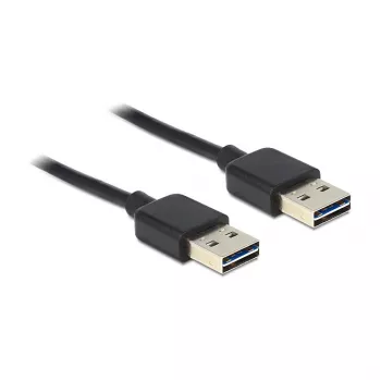 USB laidas DeLOCK 1 m USB 2.0 A juodas