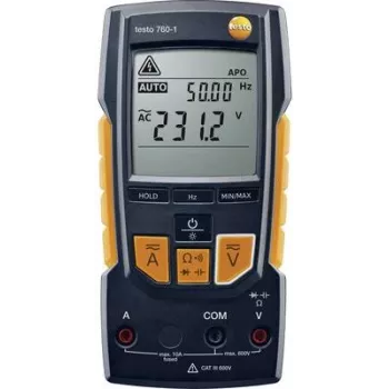 Testo skaitmeninis multimetras RMS 600 VAC 600 VDC 10 ADC (TESTO 760-1)