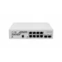 MikroTik CSS610-8G-2S+IN tinklo jungiklis – 8x Gigabit RJ-45, 2x SFP+ 10G, PoE, 12–57V