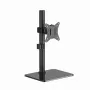 Monitorio stovas GEMBIRD MS-D1ST-03 pilno judesio 17–32 colių ekranams, plieninis, juodas, VESA 75x75–100x100, 9 kg