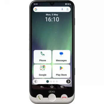 Doro Aurora A30 telefonas senjorams, 6,1 colio, 128GB, Bone