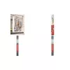 tesa 55139-01-01 stiklo pluošto tinklelio nuo vabzdžių įdėklas ritinys langams, 1,0 m x 1,2 m