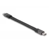 DeLOCK USB 4 laidas 40 Gbps Type-C į Type-C 15 cm PD 3.0 100 W