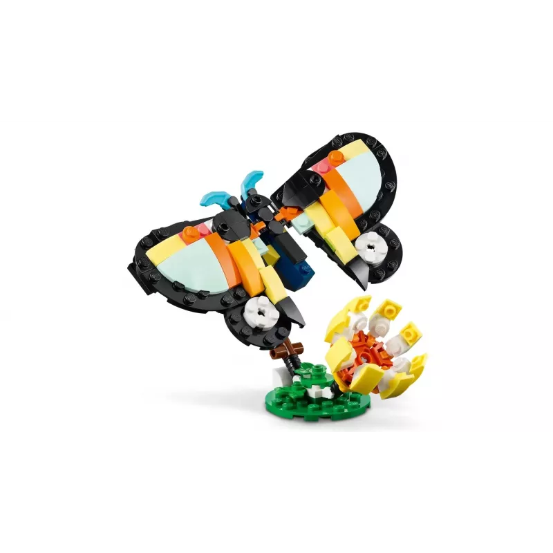 Konstruktorius LEGO Creator 3-in-1 Laukiniai gyvūnai – Tropinis tukanas 31173