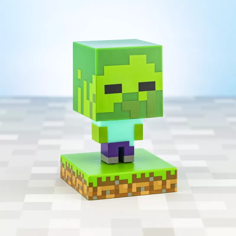 Stalinė lempa Paladone Minecraft Zombie šviesa PP6592MCFV4 LED