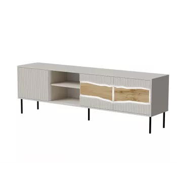 TV spintelė cama meble INSERTO 3D1W 190x40x62 cm kašmyro apdaila su LED