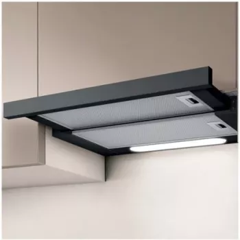 Įmontuojamas gartraukis Elica Elite 14 LUX 60 BL — 598 mm, 368 m³/h, aliuminio filtras, LED