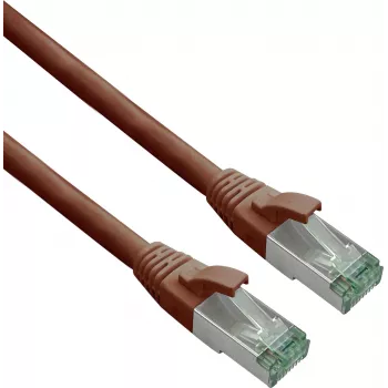 Helos Patch-Kabel 363774 RJ-45 (M) į RJ-45 (M) Cat6 5 m rudas tinklo kabelis