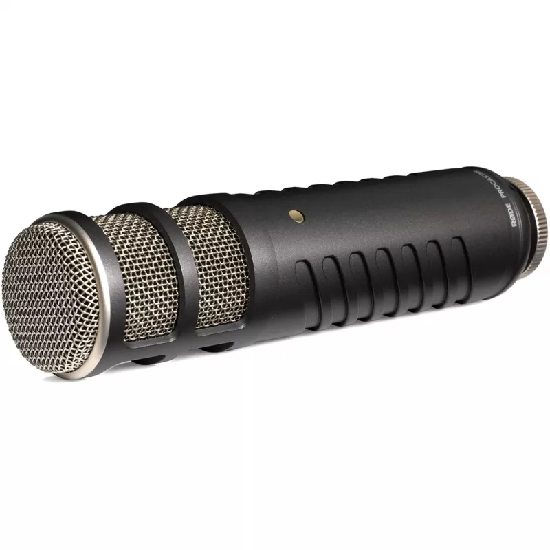 Studijinis dinaminis mikrofonas RØDE Procaster – laidinis, mini XLR (3 kontaktų), 75–18 000 Hz, 32 Ω, -56 dB, juodas, 695 g