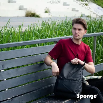 Sponge Street 15.4 inch kuprinė nešiojamam kompiuteriui, juoda