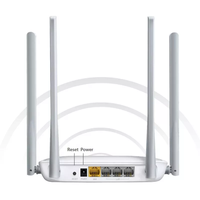 Mercusys MW325R belaidis maršrutizatorius vienos juostos (2,4 GHz) Fast Ethernet Baltas