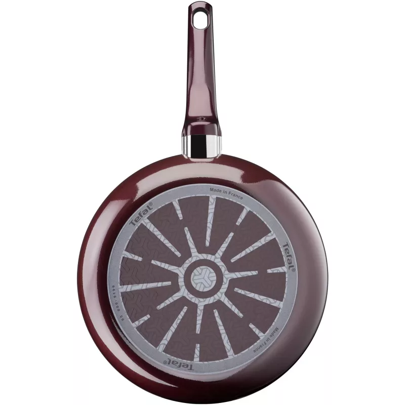 Visapusiška keptuvė Tefal Resist Intense D52202 20 cm juoda raudona