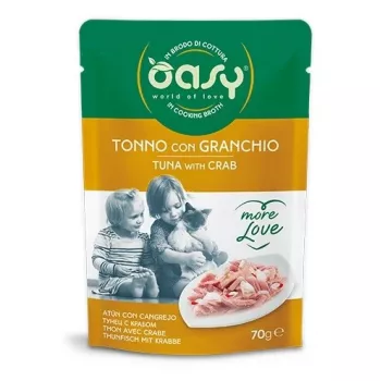 Oasy More Love Tuna su krabu maišelis 70g