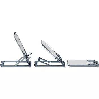 Pasyvus laikiklis Inter-Tech MTS-100 mobiliesiems telefonams, išmaniesiems telefonams, planšetiniams kompiuteriams, UMPC, titano pilkos spalvos