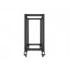 Atviras stovas LANBERG OR01-6822-B 22U, 600 mm x 800 mm, juodas, 600 kg
