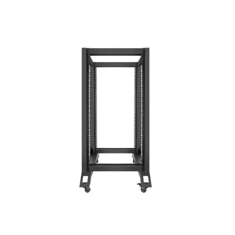 Atviras stovas LANBERG OR01-6822-B 22U, 600 mm x 800 mm, juodas, 600 kg