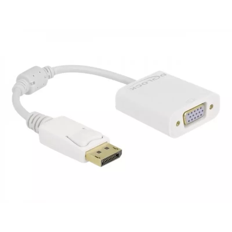 Adapteris DisplayPort 1.2 (vyriškas) į VGA (moteriška) DeLOCK 61007