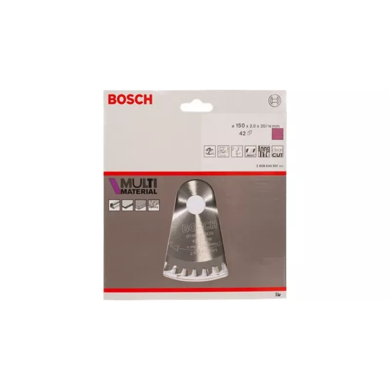 Pjūklo diskas Bosch Multi Material 2608640503, storis 1.8 mm