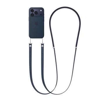 Apple Crossbody Strap Blue – diržas per petį, 2,08 m, mėlynas, rPET ir nerūdijantis plienas