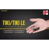 Rankinis žibintuvėlis Nitecore TIKI LE – 300 lm, USB įkraunamas, polikarbonatas, IP66, atsparus smūgiams, 10,5 g, 55 mm, Juodas