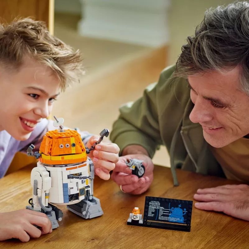 Konstruktorius LEGO Star Wars Chopper C1-10P Astromech Droid modelis 75416, 1039 dalių, amžius 10+, aukštis 220 mm