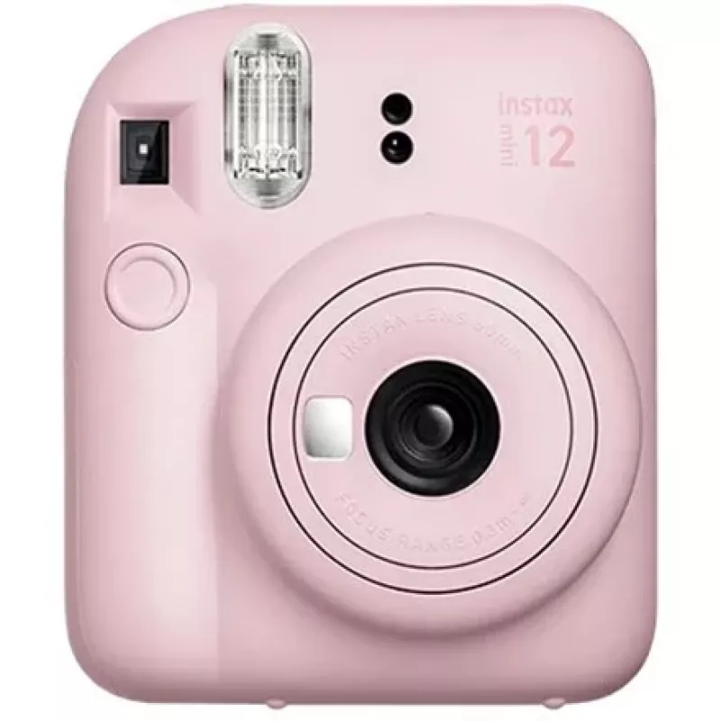 Momentinė spausdinimo kamera Fujifilm Instax Mini 12 Rožinė – nuotraukos 86×54 mm, juosta 62×46 mm, 60 mm židinio nuotolis