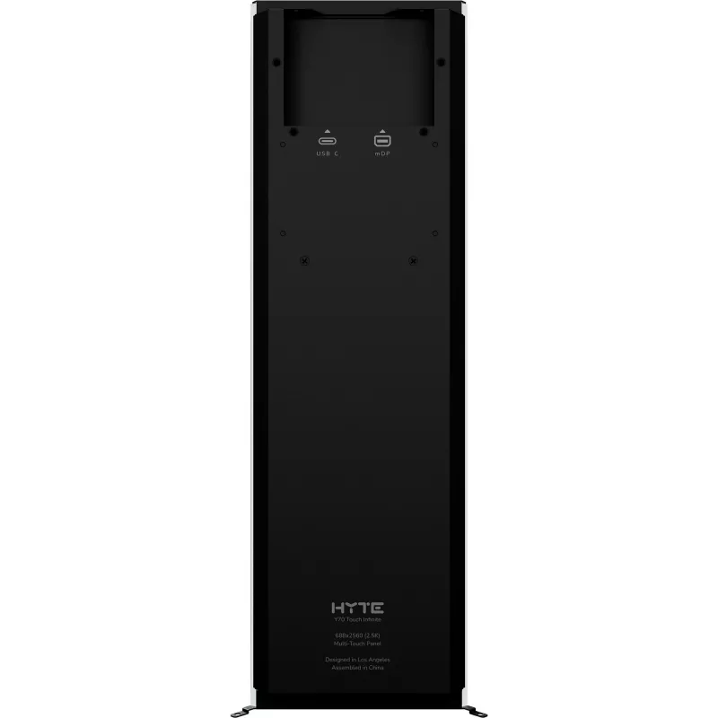 Hyte Y70 jutiklinio ekrano atnaujinimo rinkinys Pitch Black (36,8 cm / 14,5 colio, juodas)