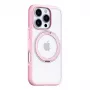 Dėklas Phone Case Torras Ostand R Fusion, iPhone 16 Pro Max, rožinis
