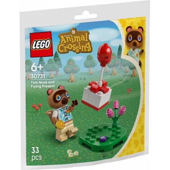 LEGO Animal Crossing 30731 Tom Nook ir Balionas su Dovana – Konstrukcinis Žaislas Polybag