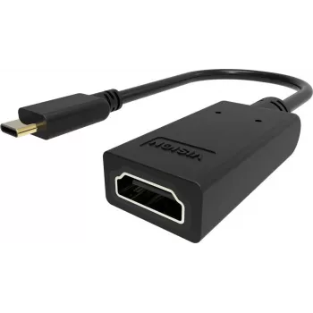 VISION vaizdo adapteris USB-C (vyriškas) į HDMI (moterišką), 4K60Hz (3840×2160), juodas