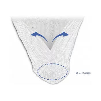 Pintas apsauginis vamzdelis DeLOCK 20814 10 m x 16 mm baltas