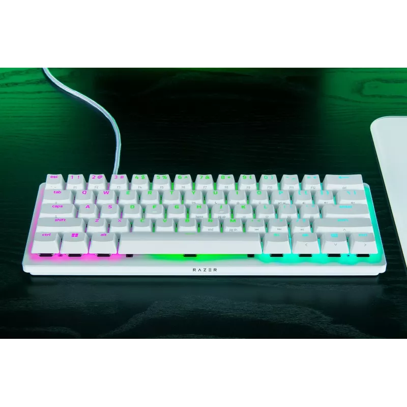 Razer RZ03-04990100-R3M1 klaviatūra žaidimams USB QWERTY JK tarptautinė balta