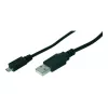 Assmann USB jungiamasis laidas, tipas A - micro B, 1,0 m, USB 2.0, juodas (AK-300127-010-S)
