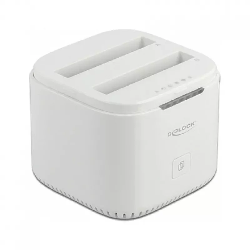 Docking stotelė DeLOCK USB Type-C 3.2, skirta 2 x 2,5 colio SATA HDD/SSD