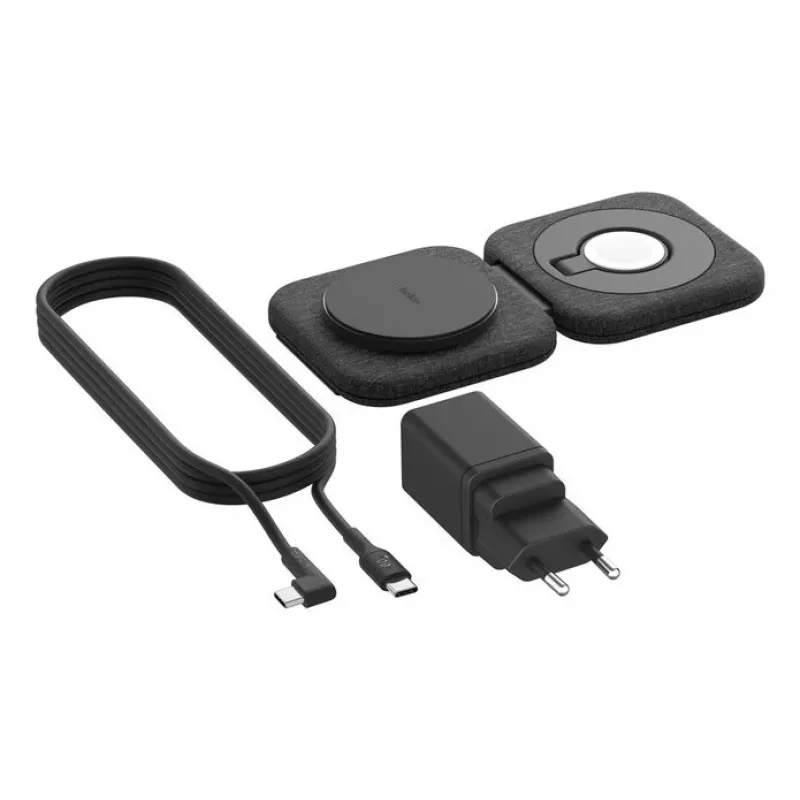 Belaidė 2-in-1 įkrovimo stotelė Belkin BOOSTCHARGE PRO QI2 WIZ026VFBK
