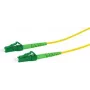 Logilink Professional šviesolaidinis jungiamasis kabelis LC/APC (M) – LC/APC (M) 3 m, 2 mm, vienmodis, 9/125 µm, G.657.A2/OS2, halogenų neturintis, geltonas