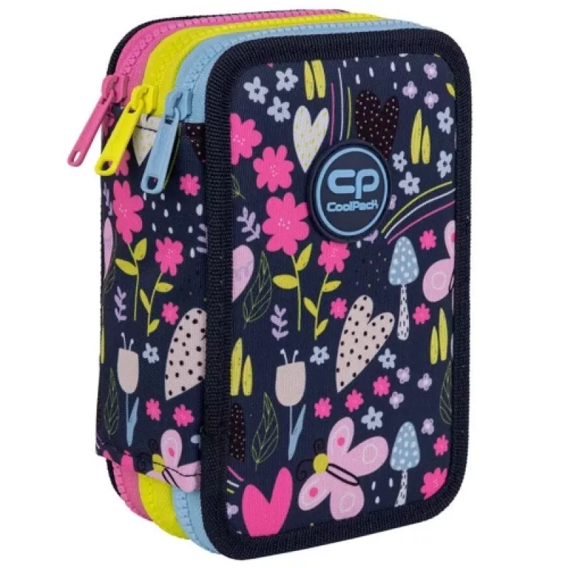 Triple decker pieštukinė su priedais CoolPack Jumper 3 IN THE GARDEN