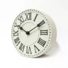 NeXtime klok 5187wi London Table, sieninis, Ø16 cm, balta/juoda+B32