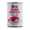 BRIT Mono Protein Beef & Rice - šlapias šunų maistas - 400 g