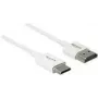HDMI kabelis DeLOCK 85140 0,25 m Type A į Type C baltas