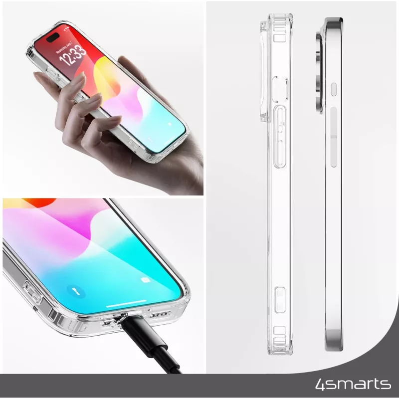 4smarts 540606 Skaidrus dėklas iPhone 15 Plus 17 cm