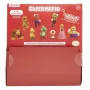 „Backpack Buddies“ raktų pakabukų rinkinys Paladone Super Mario, CDU, 24 vnt. – įvairūs veikėjai, kolekcionuojami aksesuarai