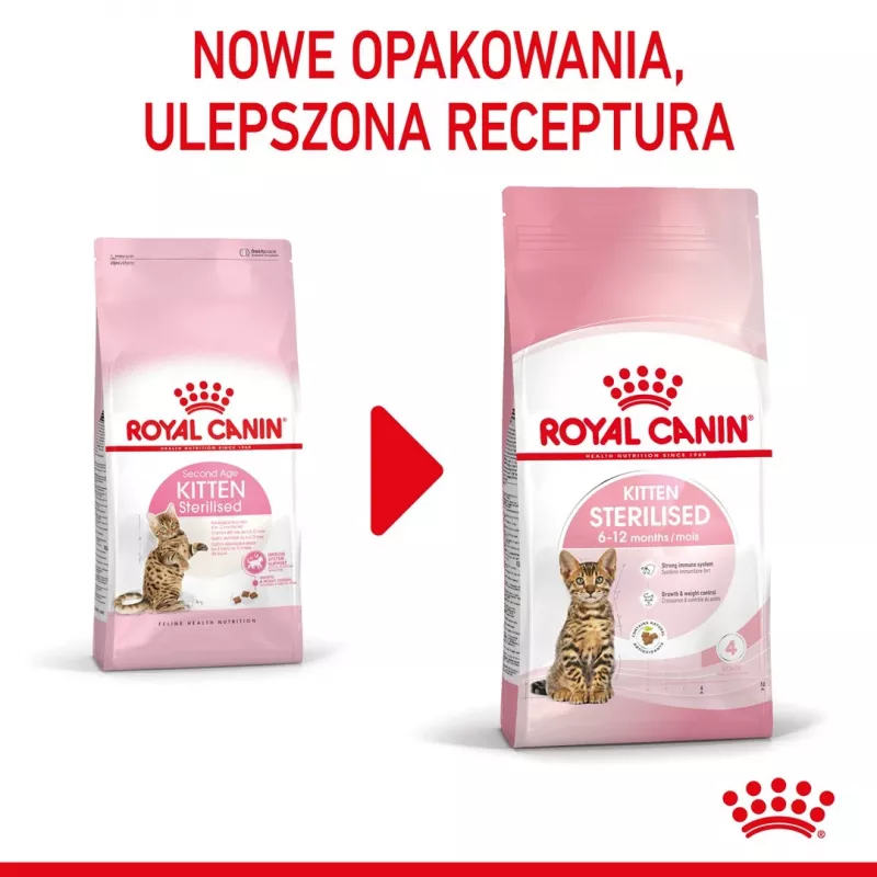 Royal Canin Kitten Sterilised sausas kačių maistas kačiukams 3,5 kg su paukštiena