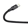 Baseus Rapid 3-in-1 USB laidas 1,5 m USB A / USB-C, Micro USB, Lightning juodas