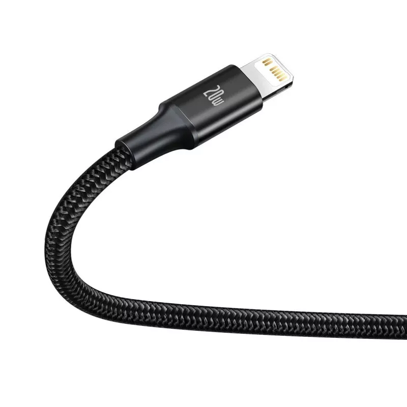 Baseus Rapid 3-in-1 USB laidas 1,5 m USB A / USB-C, Micro USB, Lightning juodas